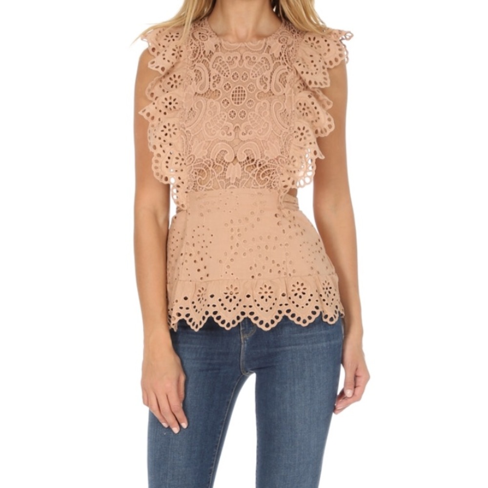 Nightcap Eyelet Top